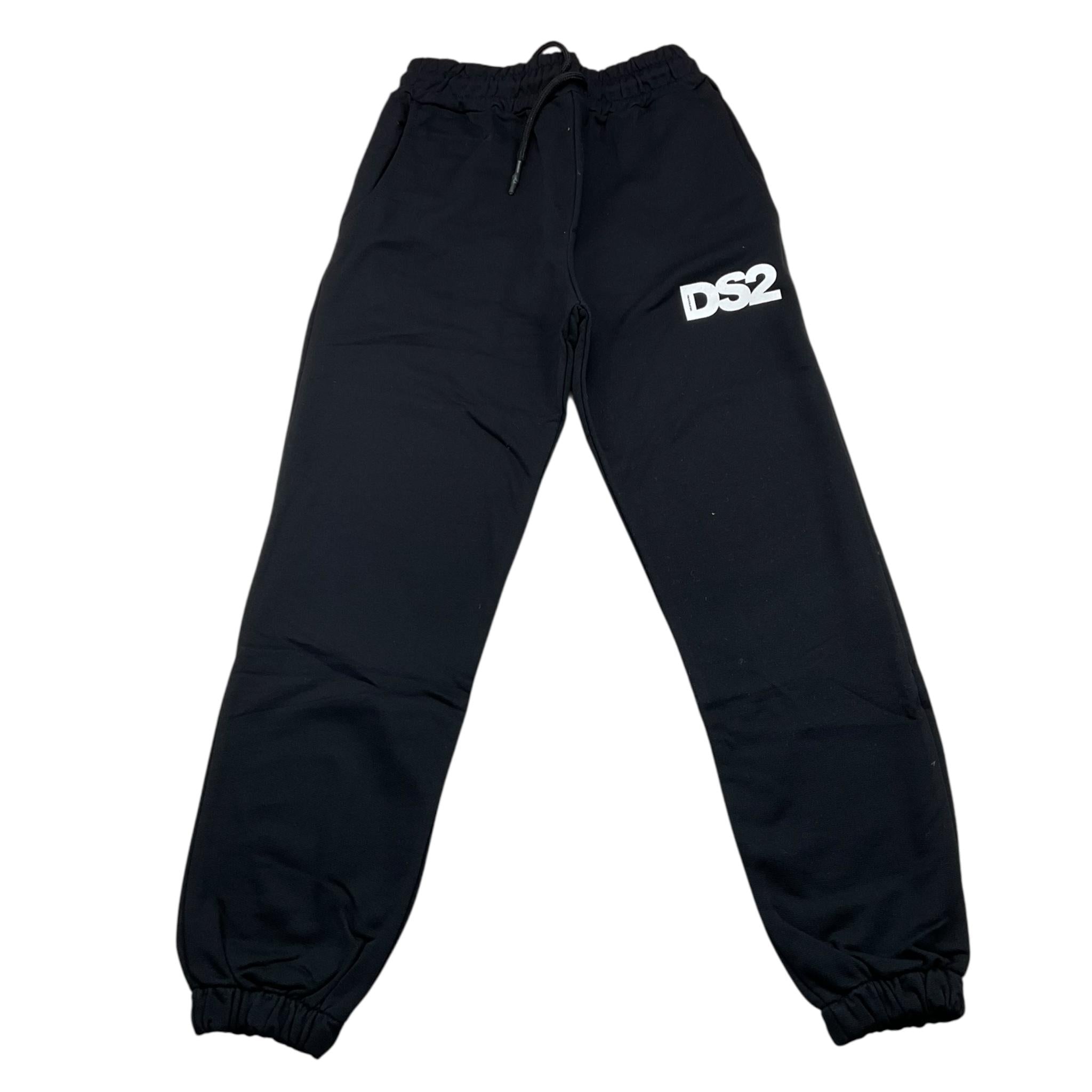 DROPSEASON2 pantalone tuta tinta unita Nero per Bambino FW242K40 NERO DROPSEASON2 