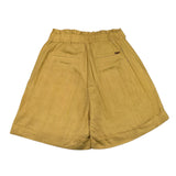 Scotch &amp; Soda Solid Color Elastic Waist Shorts Beige For Girls