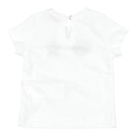 CHIARA FERRAGNI t-shirt girocollo tinta unita cn ricami Bianco per Neonata 53A607 BIANCO CHIARA FERRAGNI 