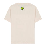 Barrow Kids T-Shirt Girocollo Tinta Unita con Stampa per Bambino S5BKJUTH065 PANNA BARROW KIDS 
