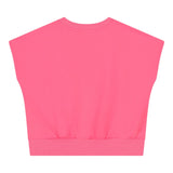 Billieblush Girls Neon Pink Sequins Solid Color T-Shirt