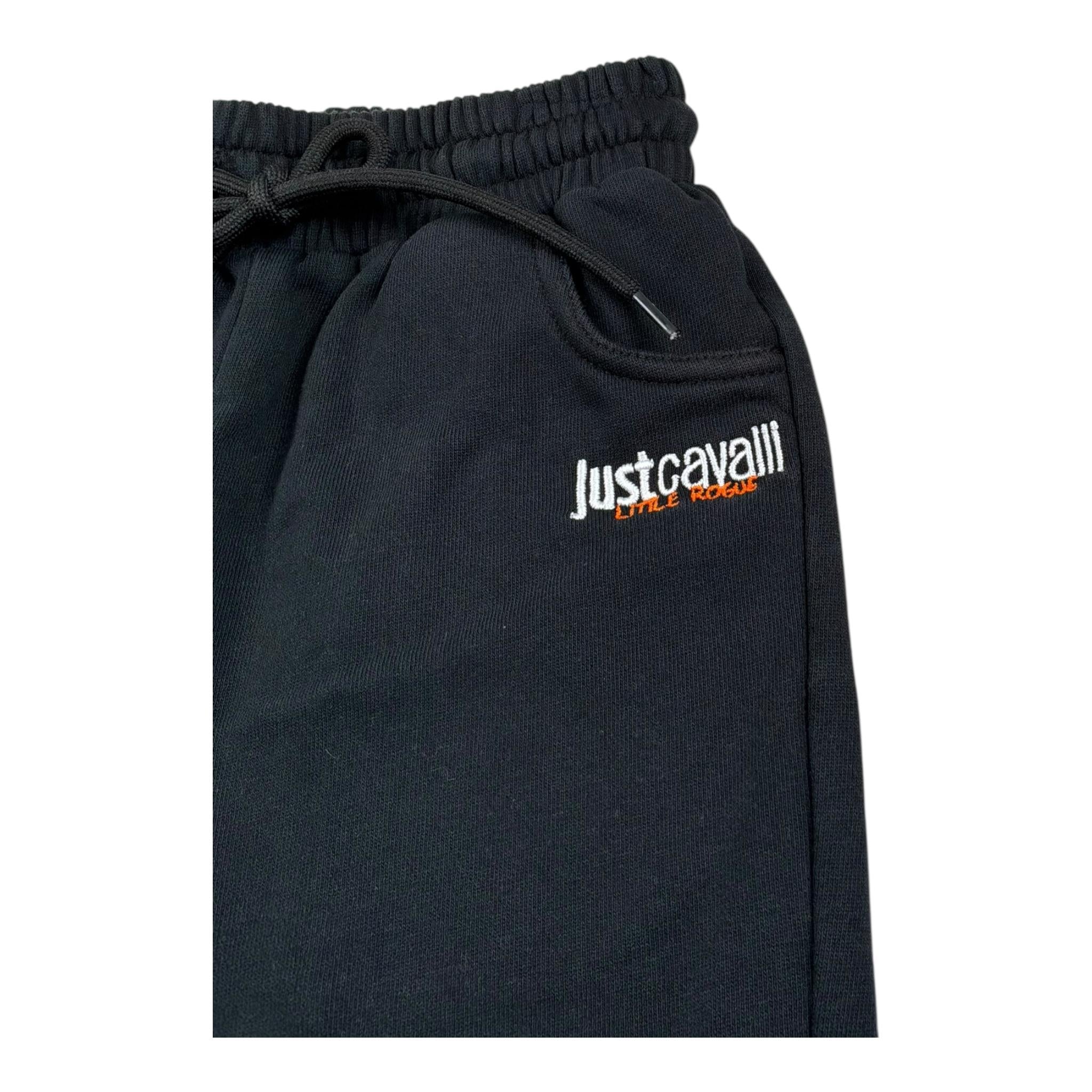 Just Cavalli Pantalone Tuta Tinta Unita  per Neonato JIP26137PA NERO JUST CAVALLI 