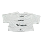 Blauer T-Shirt Girocollo Tinta Unita con Stampa per Bambina 25SBLGH02550 BIANCO BLAUER 