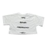 Blauer T-Shirt Girocollo Tinta Unita con Stampa per Bambina 25SBLGH02550 BIANCO BLAUER 