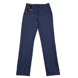 Daniele Alessandrini Blue Adjustable Waist Plain Trousers for Boys