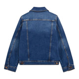 Guess Giubbino In Denim Tinta Unita per Bambino L4RL07D4GV0 BLU GUESS 