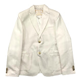 Daniele Alessandrini Plain Jacket With Contrast Buttons Cream For Boys