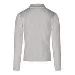 FUN & FUN maglia mezzo collo tinta unita con applicazioni Panna per Bambina FCJSW00041 PANNA FUN & FUN 