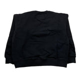 SAINT BARTH felpa girocollo tinta unita con stampa Nero per Bambina BRN0002023 NERO SAINT BARTH 