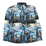 Brian Rush Long Sleeve Shirt Napoli Scudetto Print Multicolor Fantasy For Newborn