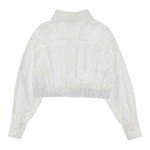 MONNALISA camicia tinta unita con elastico Bianco per Bambina 41D300 BIANCO MONNALISA 