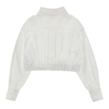 MONNALISA camicia tinta unita con elastico Bianco per Bambina 41D300 BIANCO MONNALISA 