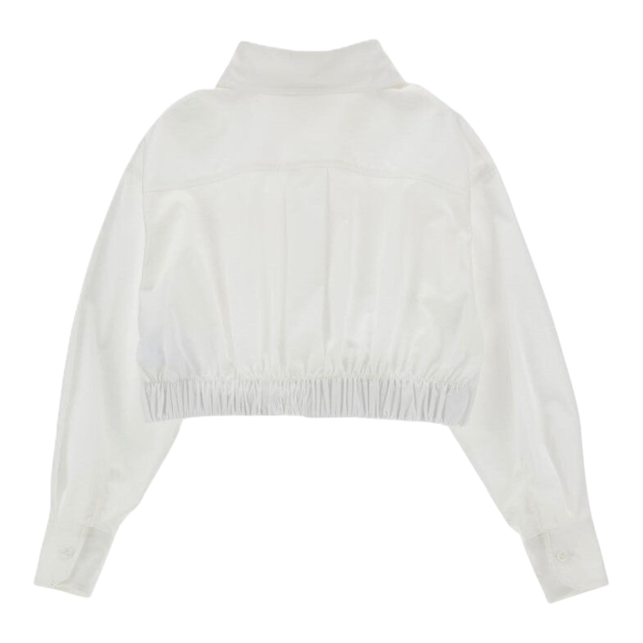 MONNALISA camicia tinta unita con elastico Bianco per Bambina 41D300 BIANCO MONNALISA 