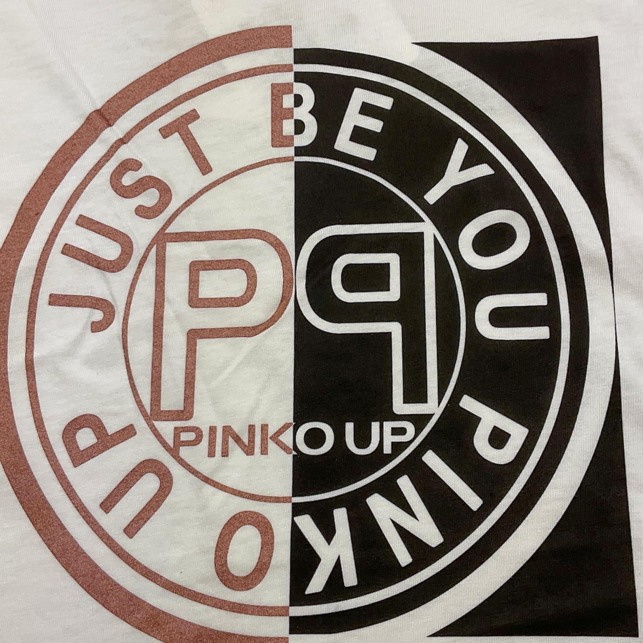 VICOLO shirt girocollo tinta unita con stampa Bianco per Bambina 028421 BIANCO VICOLO 