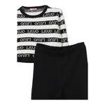 LIU JO completo 2 pezzi maglia-pantalone modello zampa Bianco/nero per Bambina GF413555 BIANCO/NERO LIU JO 