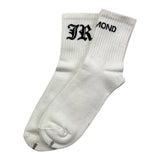 JOHN RICHMOND calzini tinta unita con logo1 Bianco per Bambino FIEE BIANCO JOHN RICHMOND 