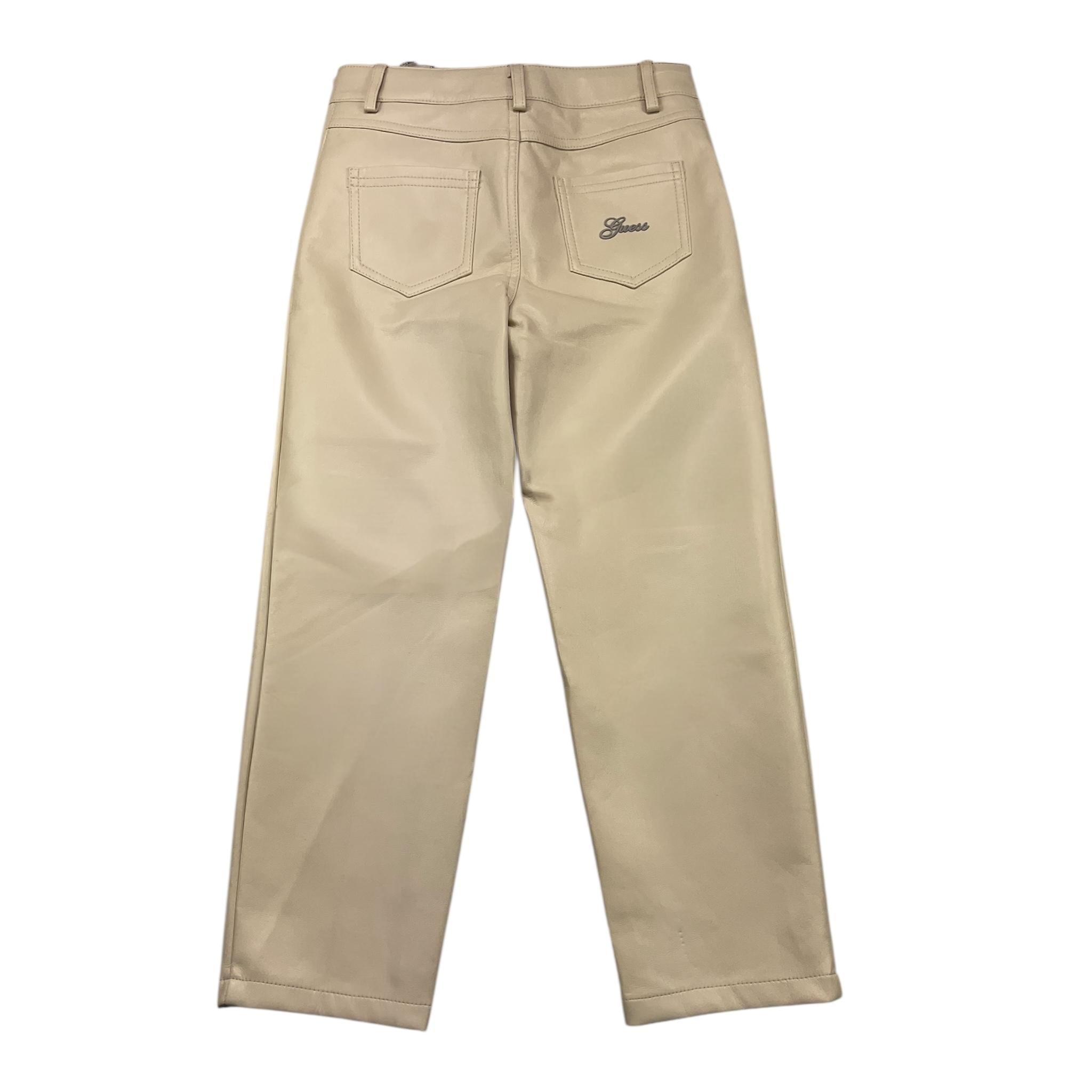 GUESS pantalone ecopelle tinta unita Beige per Bambina J3YB11WF8P0 BEIGE GUESS 