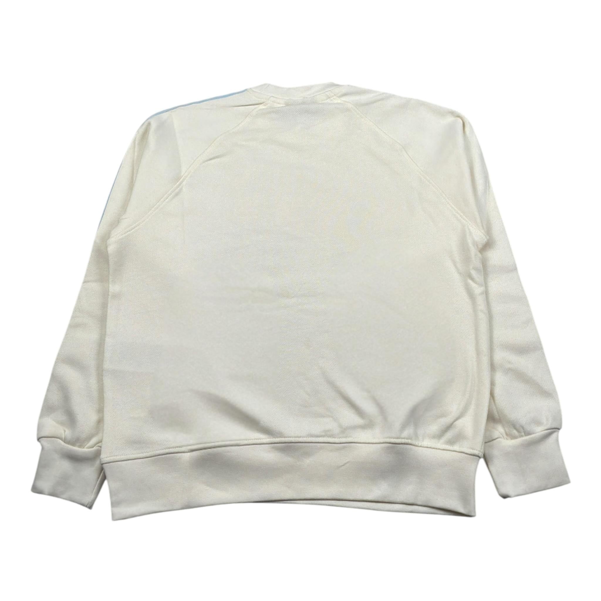 Diadora Felpa Chiusa Girocollo tinta unita con Stampe Panna per Bambino S4DIJBSW012 PANNA DIADORA 