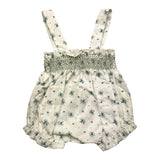 Wedoble Solid Color Romper With White Flowers For Baby Girl