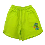 Mousse Bermuda Tinta Unita con Elastico In Vita per Bambino NINJASURD VERDE MOUSSE 