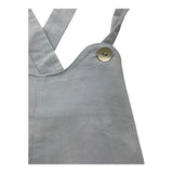 Paz Rodriguez Baby Blue Solid Color Overalls