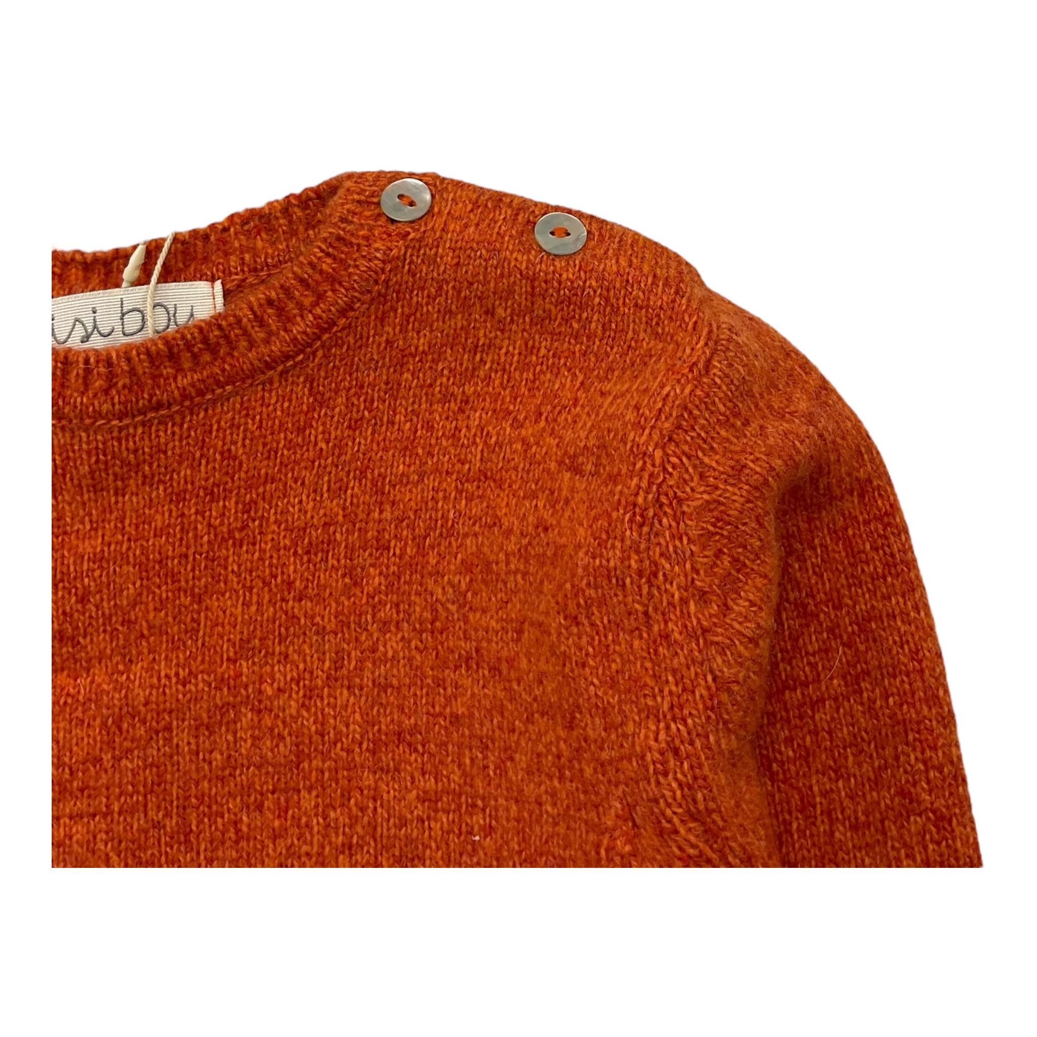 MALVI & CO maglia girocollo tinta unita Arancione per Neonato F24B202GFLI ARANCIONE MALVI & CO 