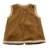 ZHOE & TOBIAH giubbino smanicato tinta unita con pelliccia Cammello per Bambina WWT10JX CAMMELLO ZHOE & TOBIAH 