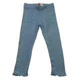 PLEASE leggins tinta unita Azzurro per Bambina FL05072G65 AZZURRO PLEASE 