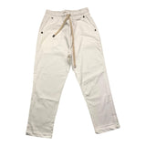 Chiodi Milano Plain Trousers With Elastic Waist White For Boys