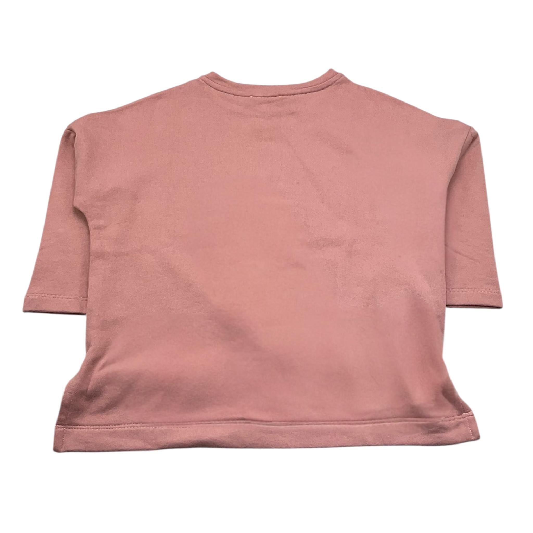 DIXIE felpa chiusa tinta unita asimmetrica Rosa per Bambina LB35040G42 ROSA DIXIE 