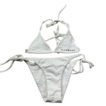 John Richmond Costume 2 Pezzi Triangolo-Mutandina Tinta Unita per Bambina RGP26030CO BIANCO JOHN RICHMOND 