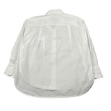 Dondup Camicia Manica Lunga Tinta Unita con Ricamo Logo per Bambina DFCA037X BIANCO DONDUP 
