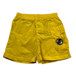 C.P. Company Costume Modello Boxer Tinta Unita con Logo per Bambino CUL002L3C00 GIALLO C.P. COMPANY 