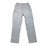Eleventy Solid Color Pants With Elastic Waist Light Blue For Boys
