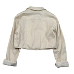 Meilisa Bai Giubbino In Denim tinta unita Beige per Bambina FLO6386 BEIGE MEILISA BAI 