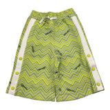 Missoni Bermuda In Solid Color Tracksuit With Green Pattern For Boys