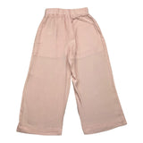 Liu Jo Palazzo Pants Solid Color Ocn Elastic Waist Pink For Girls