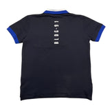 Yours Polo Half Sleeve Solid Color With Contrasting Trim Black For Boys