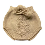 WEDOBLE culotte tinta unita con ricami Beige per Neonata I2410331 BEIGE WEDOBLE 