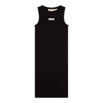 Calvin Klein Abito Tinta Unita Giromanica con Logo per Bambina IG0IG02906XX NERO CALVIN KLEIN 