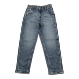 Calvin Klein Jeans Solid Color Adjustable Waist Blue for Girls