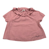 Il Gufo Camicia Mezza Manica Tinta Unita per Bambina P25CC107R0004 ROSA IL GUFO 