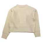 PATRIZIA PEPE maglia girocollo tinta unita Panna per Bambina 7K0049XX PANNA PATRIZIA PEPE 