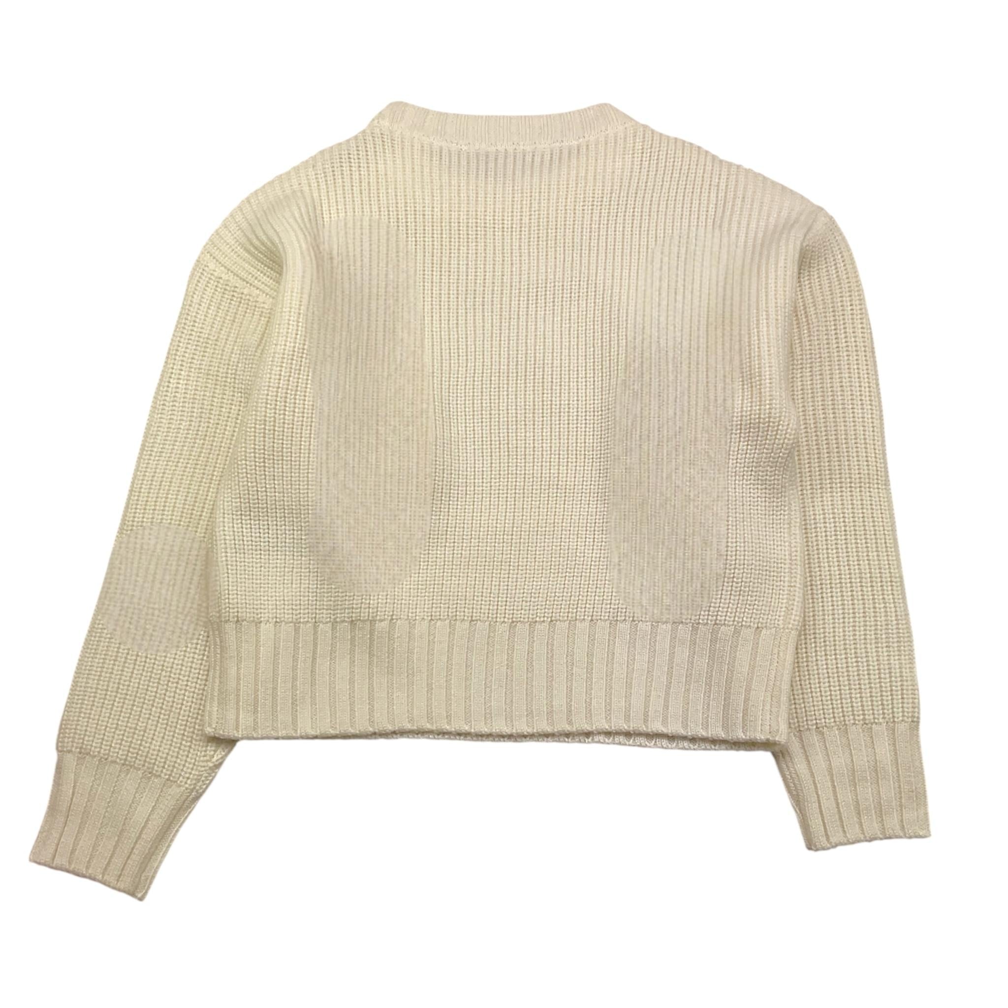 PATRIZIA PEPE maglia girocollo tinta unita Panna per Bambina 7K0049XX PANNA PATRIZIA PEPE 
