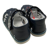 Cesare Paciotti Sandals Solid Color With Blue Logo Print For Baby Girl