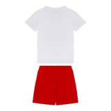 Iceberg Completo 2 Pezzi T-Shirt-Bermuda per Bambino CMBICE5102BJ BIANCO/ROSSO ICEBERG 