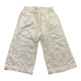 Zhoe &amp; Tobiah Solid Color Palazzo Pants With White Appliques For Baby Girls