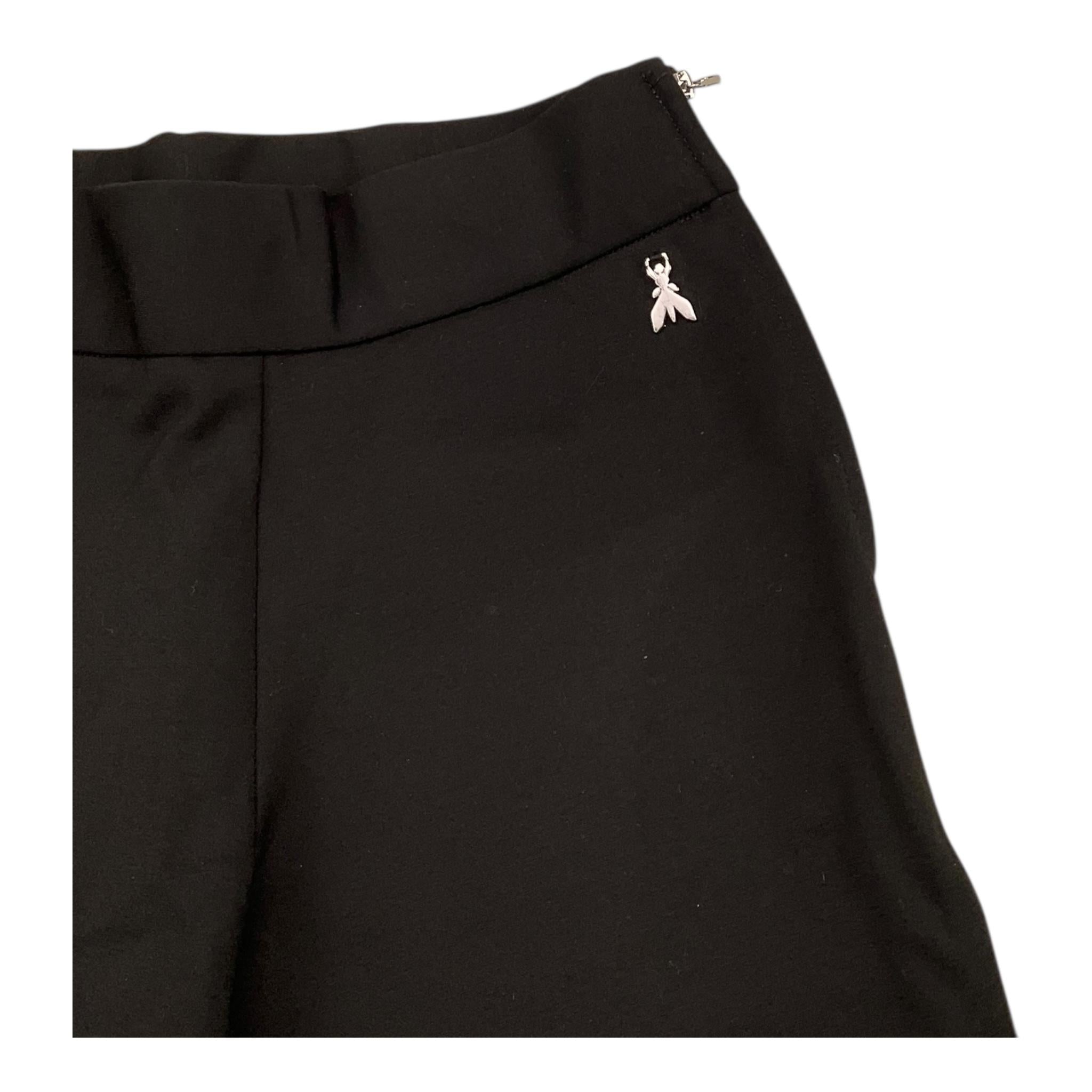 PATRIZIA PEPE pantalone tinta unita con zip Nero per Bambina 7P0351 NERO PATRIZIA PEPE 