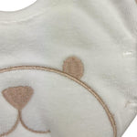 NANAN bavetta tinta unita forma orso Bianco per Neonata I24045R BIANCO NANAN 