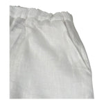 Xacus Pantalone Tinta Unita con Elastico In Vita per Bambina 85112 BIANCO XACUS 